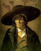 Theodore   Gericault portrait d' homme dit le vendeeen oil painting picture wholesale